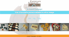 Desktop Screenshot of empreinte-chocolat.be